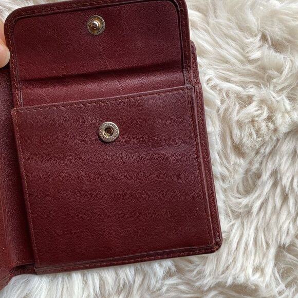 Cartier Burgundy Leather Wallet - Picture 5 of 10
